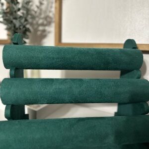 Green Velvet Jewelry Display Stand